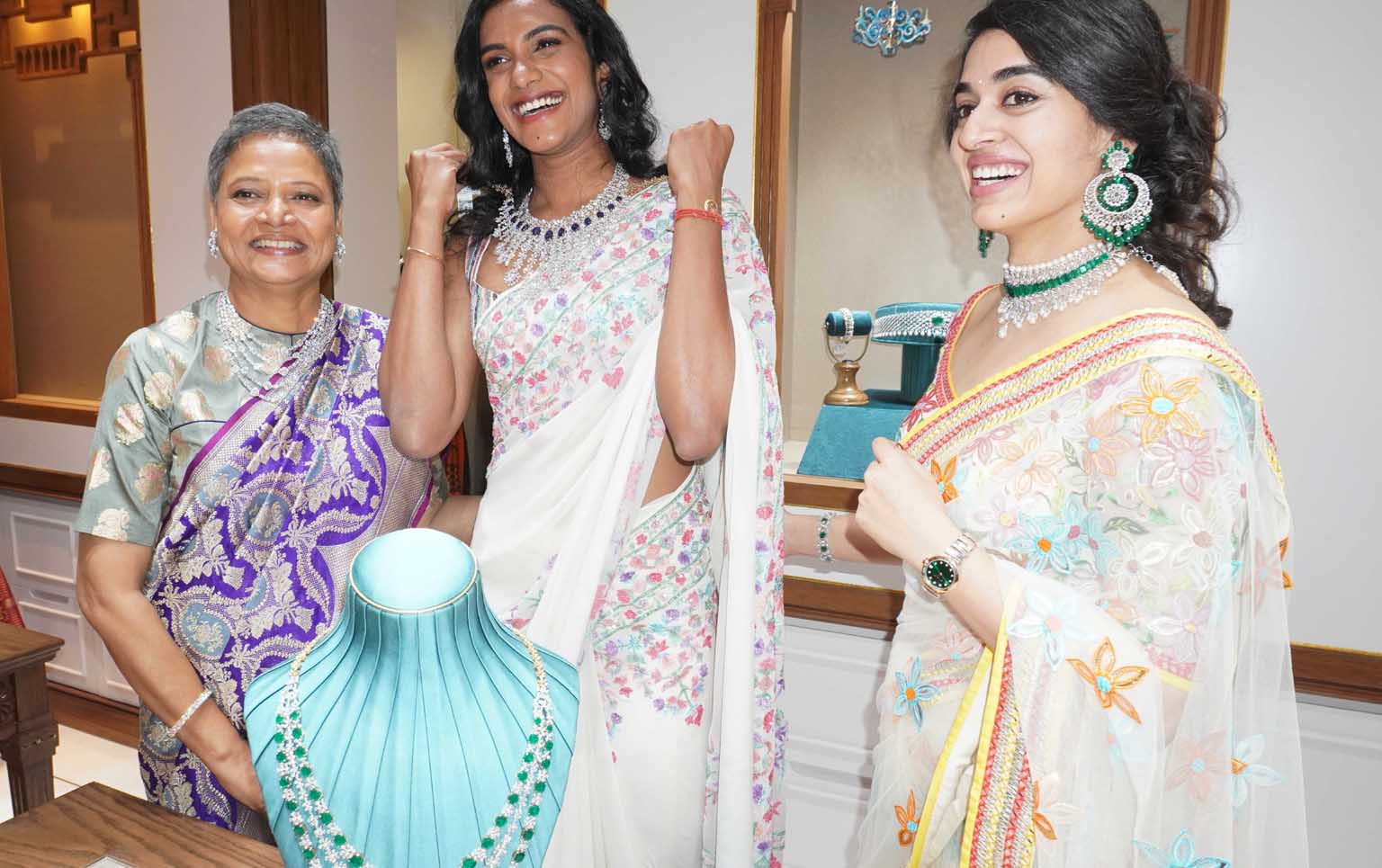 Olympic Medalist PV Sindhu inaugurates Vasundhara, a flaship jewellery store