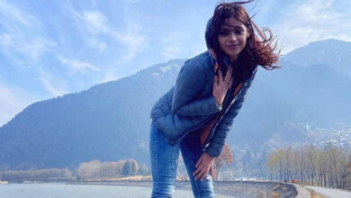 Pranati Rai Prakash seems to be having a good day as she posts a flash serenity of the mountains