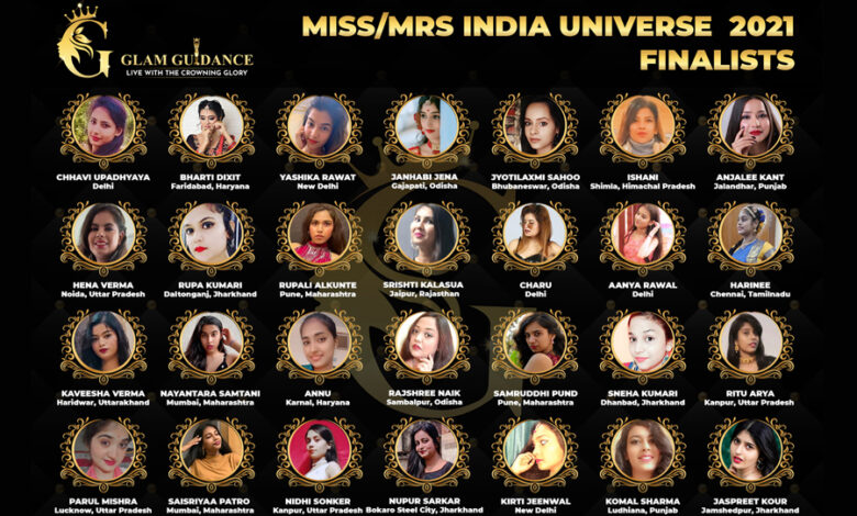 Finalists across the country will shine at Glam Guidance Miss/Mrs India 2021