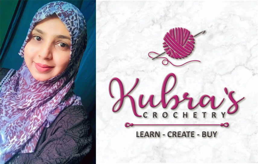 Nilofar Shaikh, KUBRA'S CROCHETRY, Crochet artist, crochet tutor